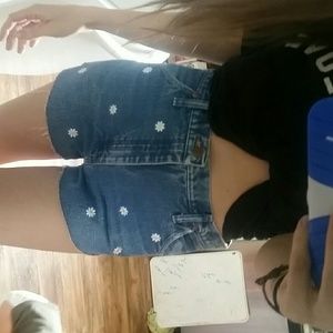 Vintage early 1970's jean cutoff shorts wranglers